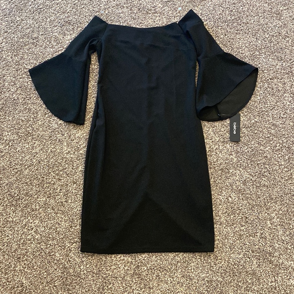 NWT BEBE black dress - Picture 4 of 7